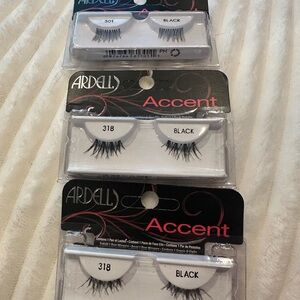 Ardell Accent Lashes Lot Of Three 301 And 318